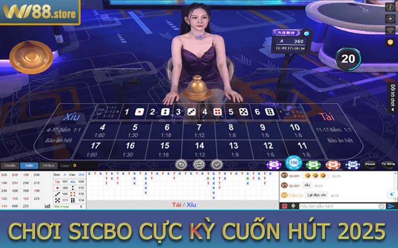 Chơi sicbo trực tuyến cực kỳ cuốn hút