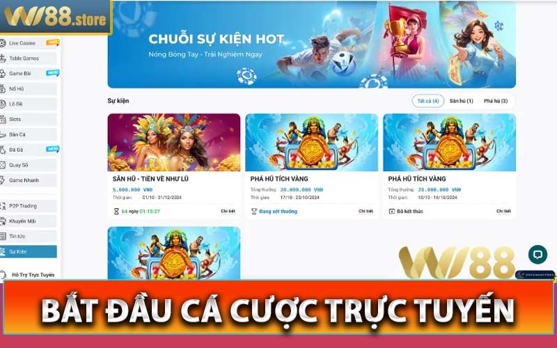 Đăng ký xong bắt đầu cá cược