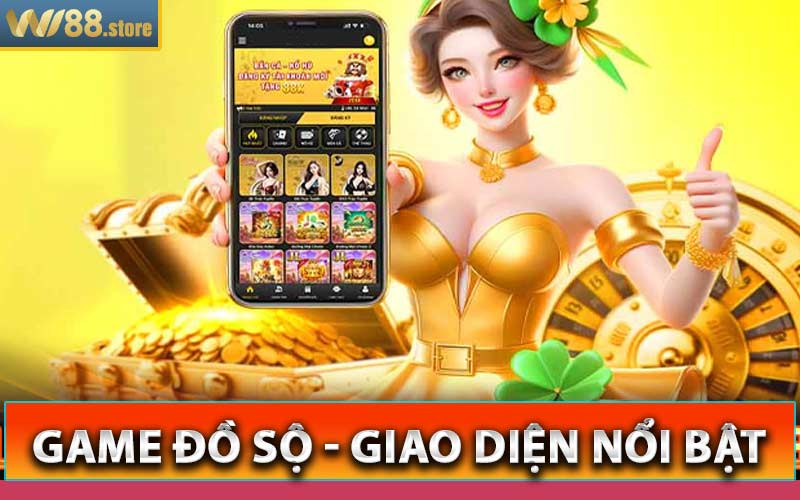 Wi88 game đồ sộ - Giao diện nổi bật